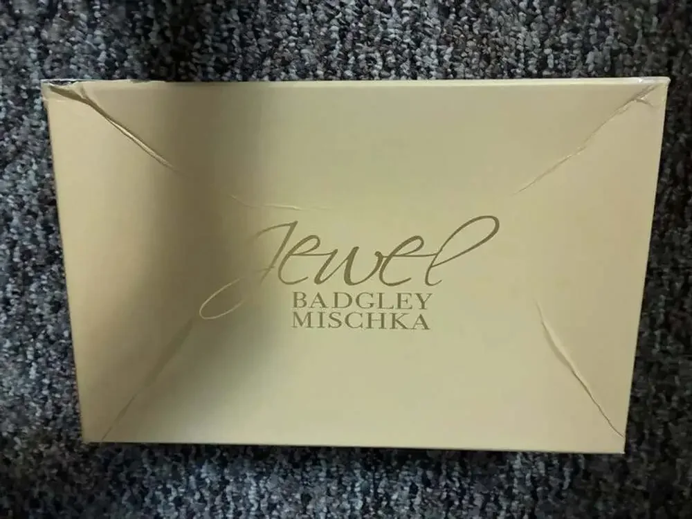 Women’s sz 11 black jewel sequin shiny dress pump new in box Badgley Mischka